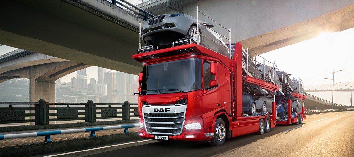 DAF presenta el chasis para el transporte de automóviles