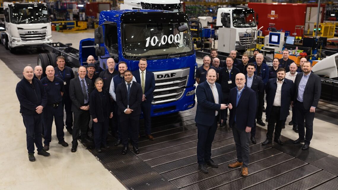 DAF alcanza las 10 000 unidades de camiones de distribución XB